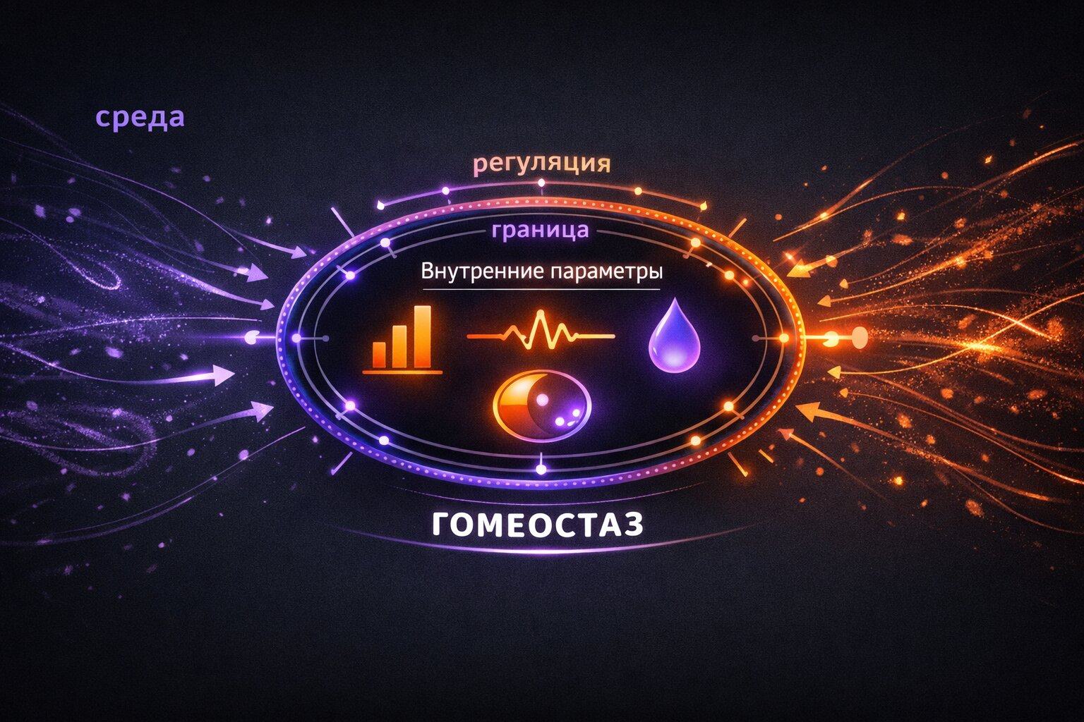 0 уровень: гомеостаз
