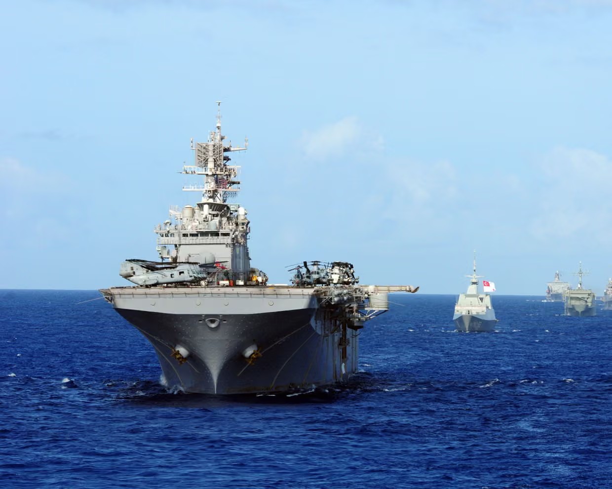 ‘As former FTC chair Lina Khan has repeatedly reminded us, there is no exemption to the law when it comes to AI.’ Photograph: US Navy/ZUMA Wire/REX/Shutterstock