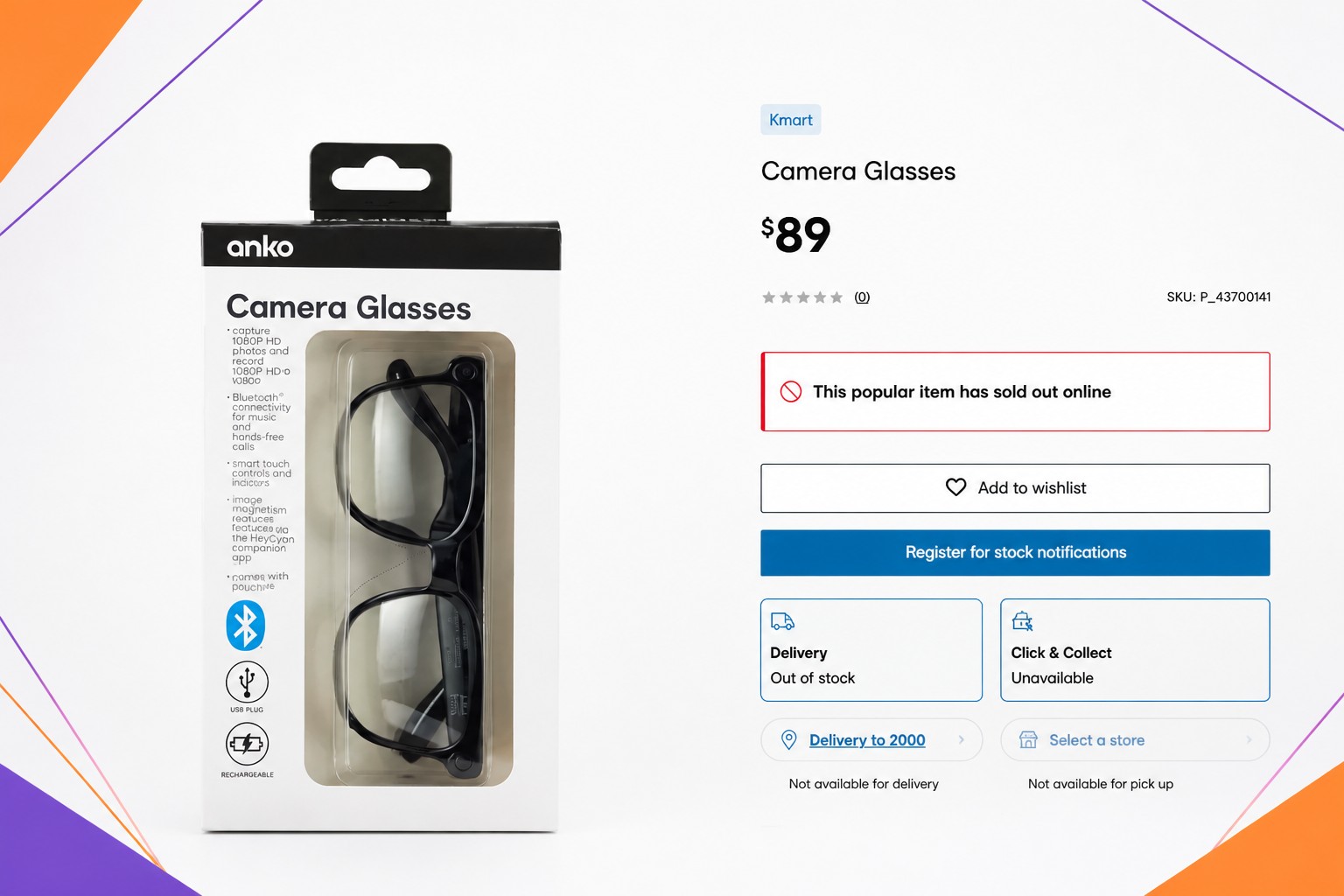 Cover: Australia investigates HeyCyan maker over Kmart smart glasses