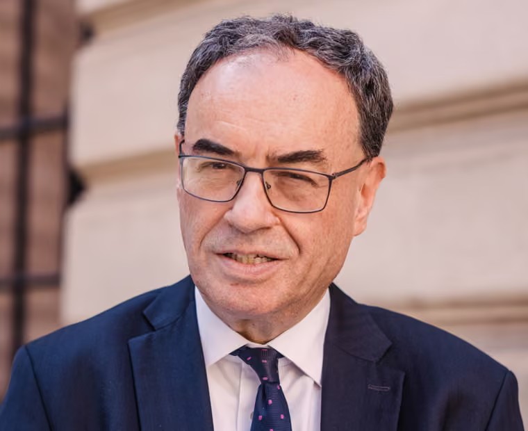 Andrew Bailey said the risks posed by the rapid advancement of frontier AI models were ‘real and increasingly significant’. Photograph: Sarah Lee/The Guardian