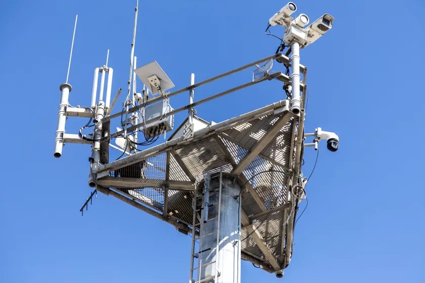 Federal cameras seen at Friendship Park in San Diego, September 2026.