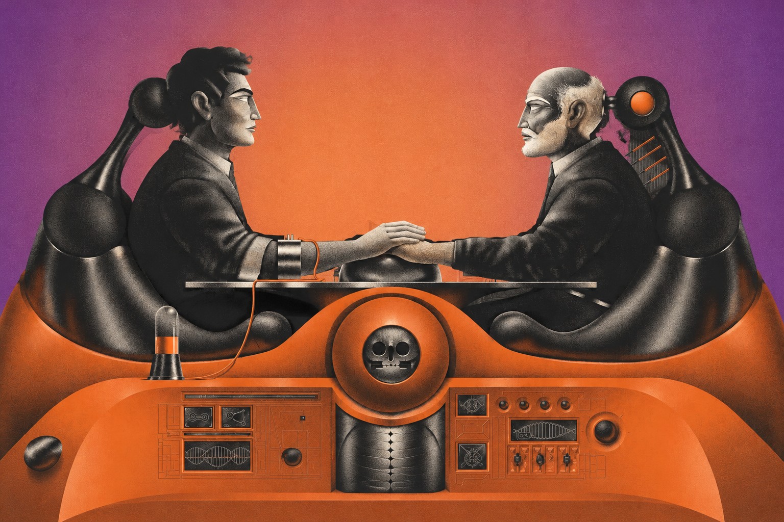 Cover: Death Clock turns a blood test into a countdown to death