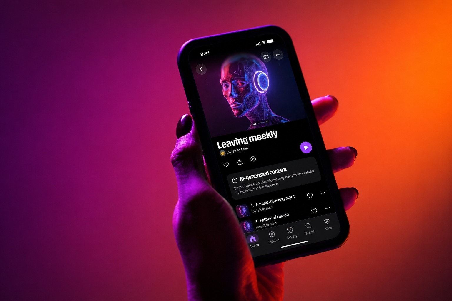 Обложка: Deezer скоро позволит отфильтровывать музыку, созданную ИИ