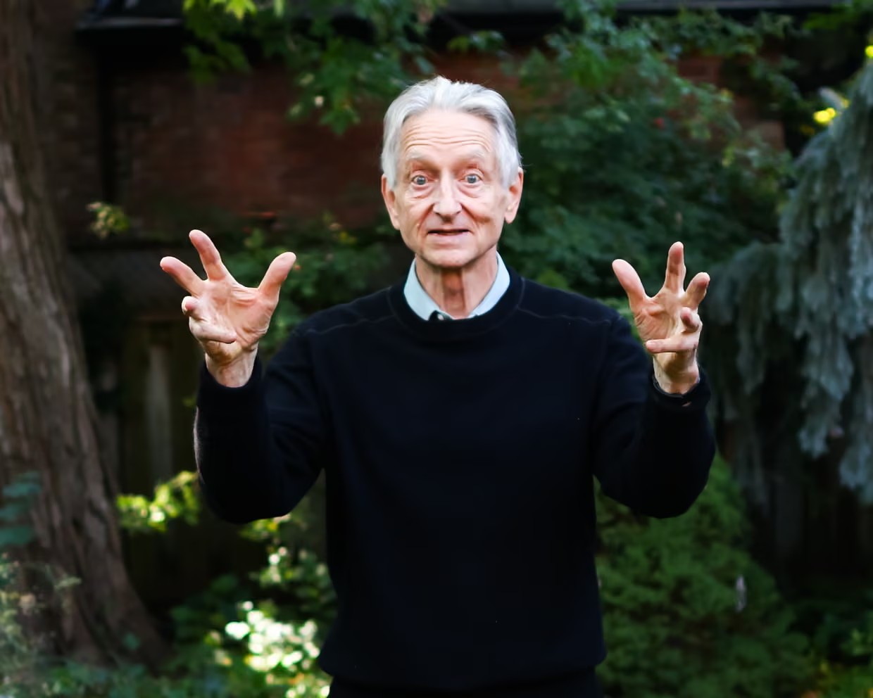 Computer scientist Geoffrey Hinton at his Toronto home. Photograph: Cole Burston/The Guardian