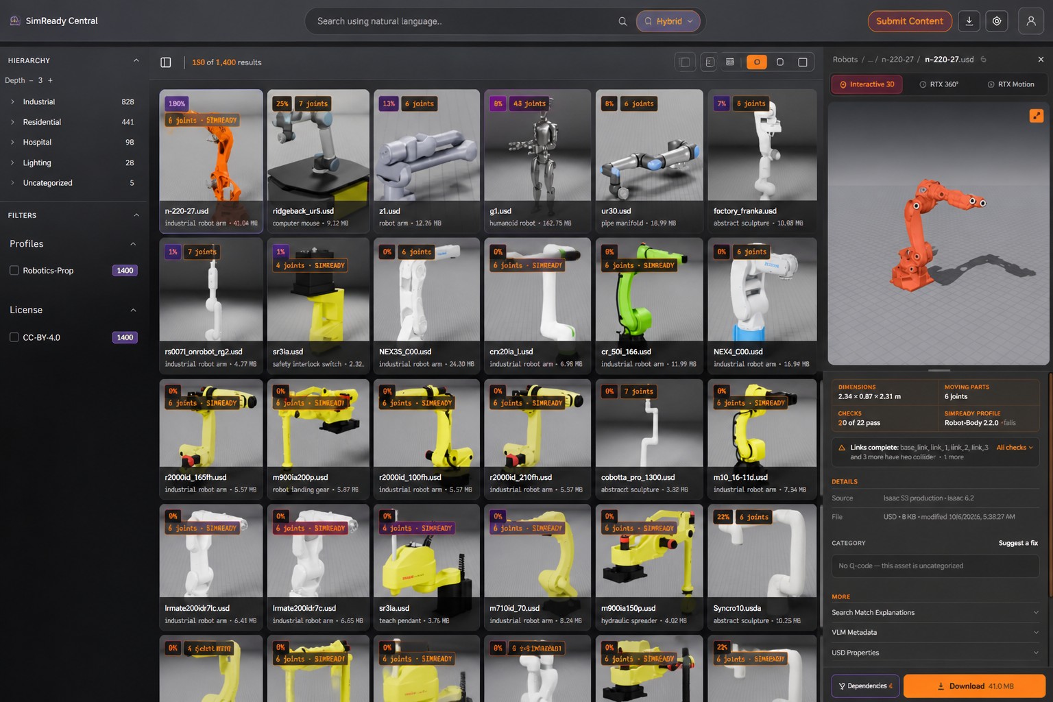 Cover: NVIDIA opens SimReady Central for robotics and AI factory simulations