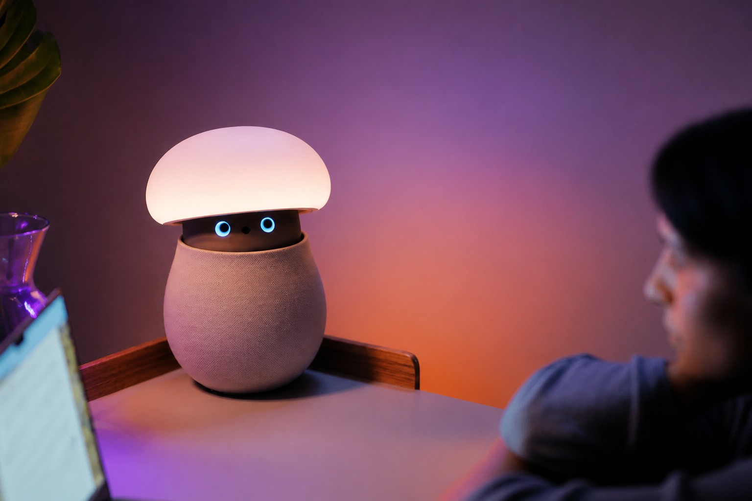 Cover: OKA’s $649 Mori robot is built to offer company, not answers