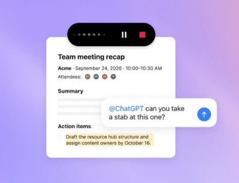 Официальный плагин Meetings использует ИИ для обработки аудио встреч