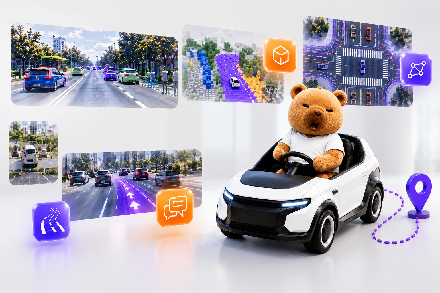 Обложка: Qwen-Drive 1.0 объясняет, почему тормозит, но её объяснения могут расходиться с манёврами