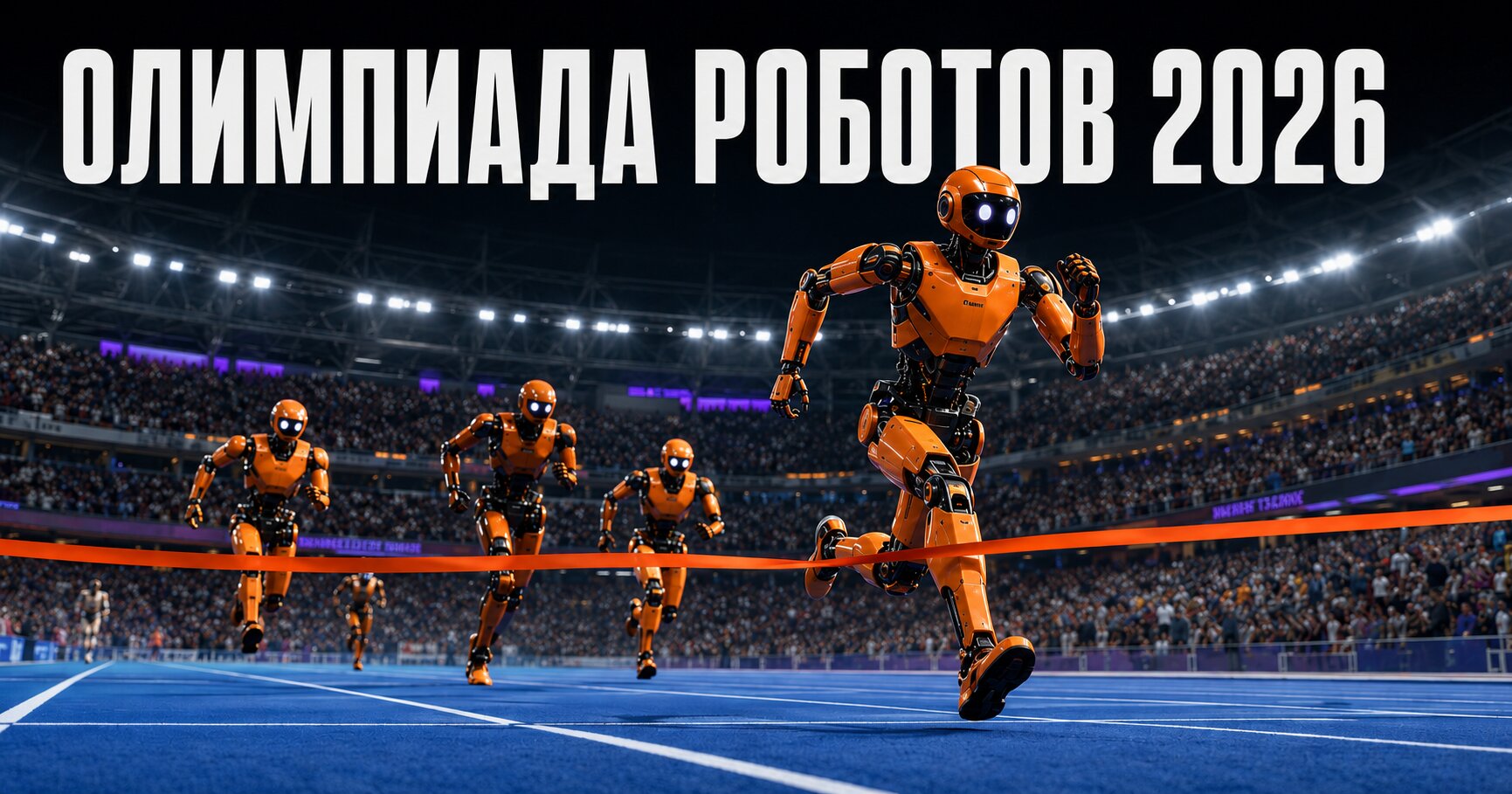 Обложка: Олимпиада роботов 2026 — гуманоиды на финишной прямой
