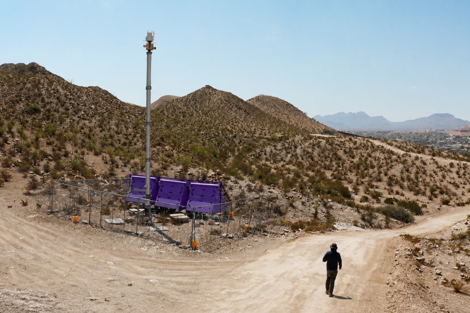Cover: The US border’s AI towers watched people die nearby