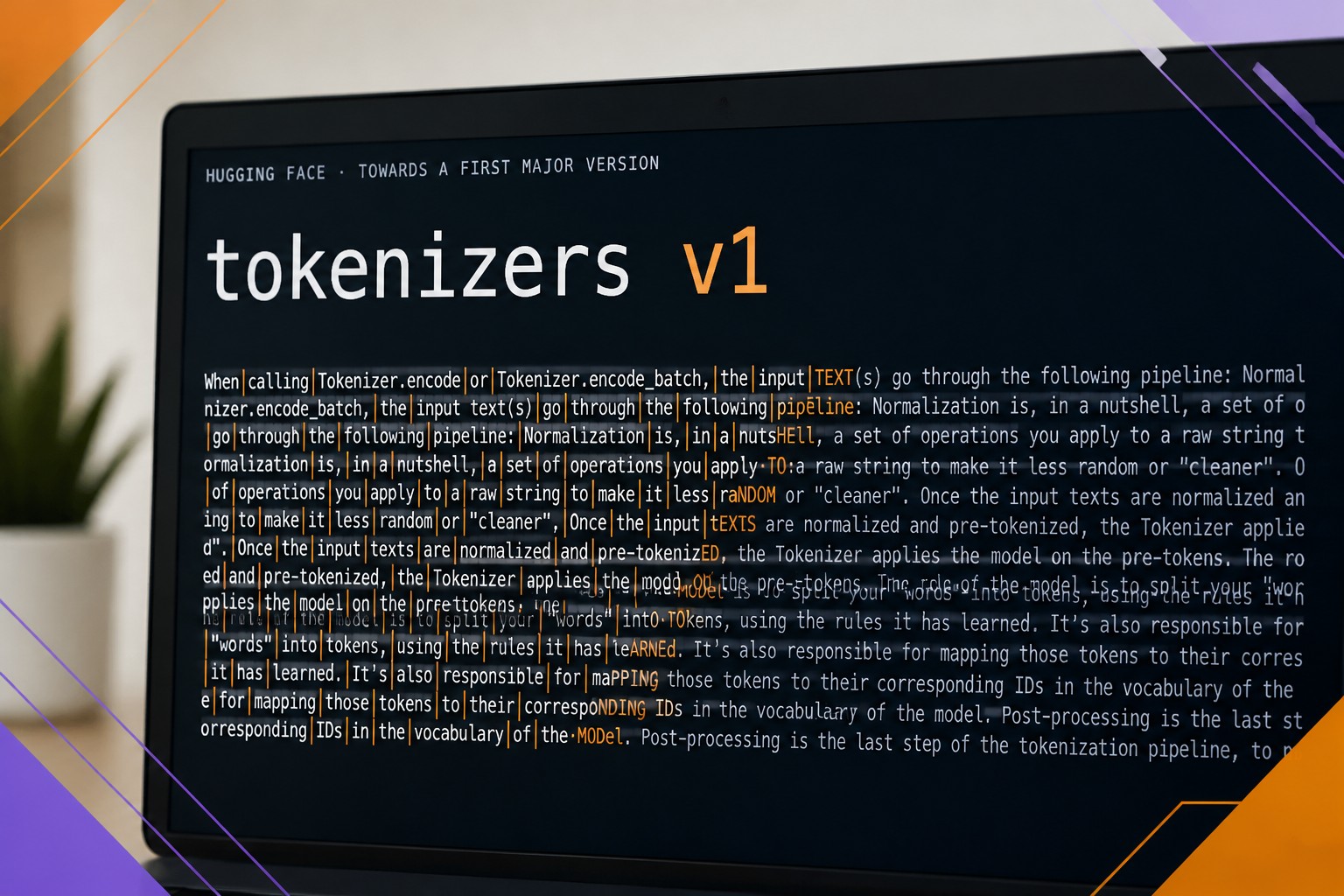 Cover: Tokenizers v1 cuts encoding time by up to 30x without changing IDs