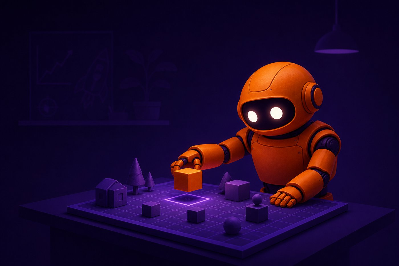Cover: How Virtual Worlds Help Agents Learn Faster